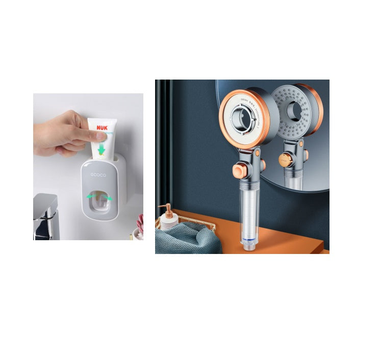 Filtered Shower With Three-speed Pressurized Water Stop